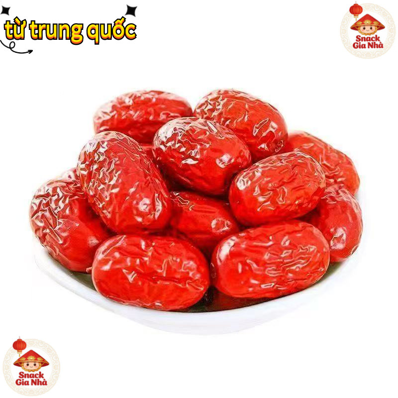 Táo Đỏ Sấy Khô 1Kg - Quả To Táo Đỏ Tân Cương Loại Thượng Hạng Đều Ngon Và Đẹp