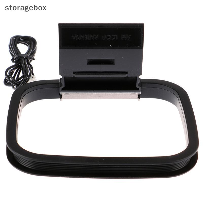[Hộp lưu trữ] Ăng-ten kết nối Mini HiFi AM / FM Loop trong nhà Bộ thu âm thanh kỹ thuật số tại nhà Đẹp