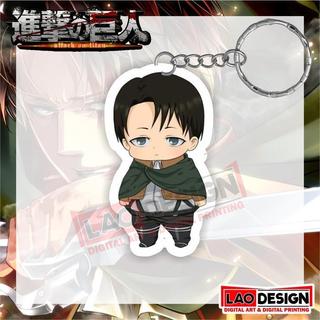Gantungan Kunci Captain LEVI ACKERMAN Shingeki no Kyojin - Key Chain Shingeki no Kyojin - Ganci Attack On Titan