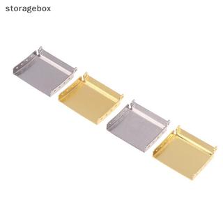 [Hộp lưu trữ] 1Pc Bạc / Vàng 12-22MM Dây đeo đồng hồ bằng thép Vòng đeo tay mở rộng với phụ kiện dây đeo bước để sửa chữa đồng hồ Đẹp