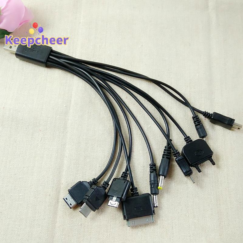 [Keepcheer] Cáp USB sạc đa chức năng 10 trong 1 cho cáp dữ liệu Motorola Samsung LG Mới