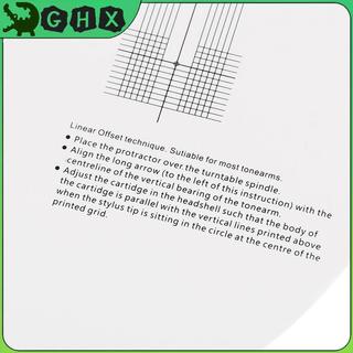 GHX Vinyl Record Piup Tấm hiệu chuẩn Máy đo khoảng cách Công cụ điều chỉnh thước đo VN