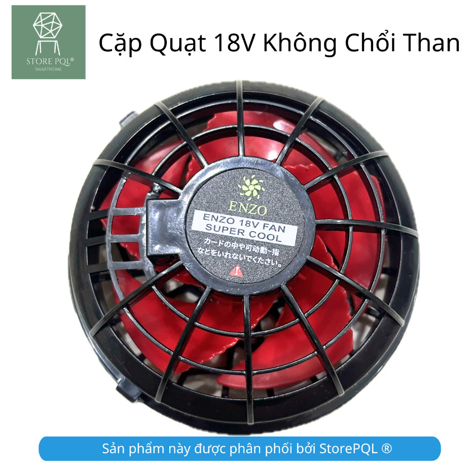 Quạt Áo Điều Hòa 18V ABS không chổi than khung nhựa ABS siêu chắc chắn 24V 5V 12V 7V mùa hè nóng bức công trường, thi cô