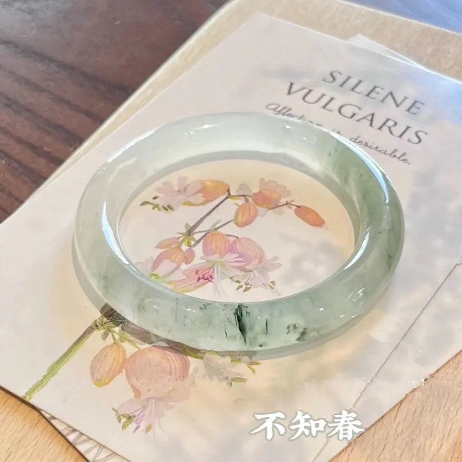 Vòng Tay Đá Mắt Mèo Trắng Ánh Trăng Thanh Lịch Cho Nữ, Dễ Phối Đồ