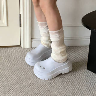 XIXITIAO Dép Nữ Thời Trang Mùa Hè Tăng Đế Dày Thường Ngày Ngoài Trời Chống Thấm Nước