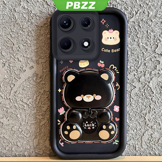 Ốp Lưng Cho Infinix Note 30 5g Infinix Note 30 pro 4g Vỏ Điện Thoại Vỏ Mềm Silicon Chống Sốc Thiết Kế Mới Thẩm Mỹ Gương Xoay Gấu Dễ Thương Có Giá Đỡ JTXXZJ01