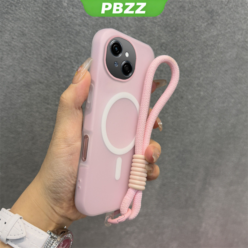 Ốp 2 Trong 1 Cho tecno Spark Go 1 GO 2025 POP 9 5G Spark Go 1S Vỏ Điện Thoại Chống Sốc Thiết Kế Mới Thẩm Mỹ Vỏ Thạch Màu Kép Có Dây Buộc Từ Tính Không Dây GDBSWX01
