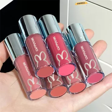 Son Bóng Lì CAPPUVINI Mirror Lip Glaze Dễ Thoa, 6 Màu, Son Bóng Lì Mịn, độ Bão Hòa Thấp, Son Dưỡng ẩm [qiqimall]