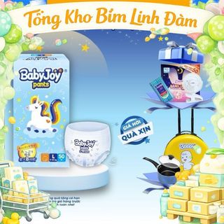 [Hỏa tốc - Ủy quyền từ hãng] Tã Bỉmn Quần Baby Joy mới mỏng chỉ 2mm Công nghệ Nhật sản xuất tại VN - Thảo nhi Kids