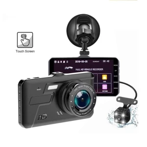 Camera Hành Trình Ô Tô K5 Dual Lens HD 1080P Màn Hình Cảm Ứng Quay Đêm WDR HDR Ghi Hình Trước Sau