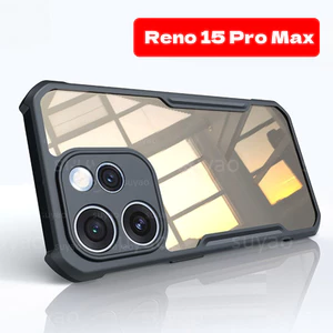 Dành Cho Oppo Reno 15 Pro Max ProMax 15F 2025 Ốp Điện Thoại Giáp Trong Suốt Vỏ Acrylic Reno15ProMax Reno15F Reno15 Reno15Pro Bảo Vệ Ống Kính Máy Ảnh Chống Sốc Ốp Lưng Thời Trang Mềm Mại