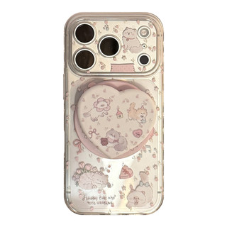 [Sheren] Ốp Điện Thoại Mèo Nghiền Bé Gái Thích Hợp Cho i17 16 15 14 13 12 11 pro max Vỏ Bảo Vệ Chống Sốc
