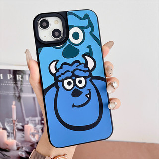 3D Silicone Xanh Lông Quái Vật Hoạt Hình Dễ Thương Vỏ Điện Thoại Cho iPhone 17 16 15 13 14 12 11 7 8 X XR XS