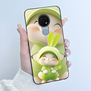 Vỏ Cho Nokia 7.2 / Nokia 6.2 Ốp Lưng Thẩm Mỹ Sang Trọng Dễ Thương Thoáng Mát Bé Trai Bé Gái Silicon Mềm Đen Mờ Bảo Vệ Vỏ Điện Thoại