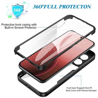 Dành Cho Redmi Note 15 Pro Pro + Plus Note 14 4G 5G 360 Ốp Điện Thoại Plus Flip Cover 360° Ốp lưng bảo vệ chống sốc bằng silicon mềm hai mặt