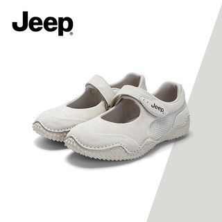 Giày thể thao nữ JEEP Mary Jane Giày đế mềm thoáng khí mùa xuân