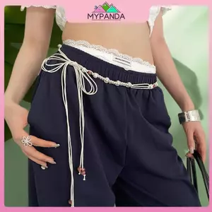 MYPANDA Thắt Lưng Phong Cách Bohemian Hạt Hoa Cho Nữ - Phù Hợp Với Đầm Váy và Quần Jeans, Phụ Kiện Thời Trang Mùa Hè.