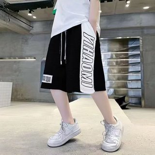 Quần đùi bé trai 18-52kg mẫu chữ YIHAO thiết kế năng động, cá tính. Chất vải da cá. NL17