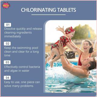 Viên làm sạch bể bơi N & X Máy lọc nước hòa tan nhanh đa chức năng Dễ sử dụng cho nước hồ bơi trong suốt.