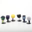 PS1 6 Chiếc Cuộc Phiêu Lưu Kỳ Dị Của JoJo: Kim Cương Không Thể Phá Vỡ Rohan Kishibe Chibi Nhân Vật Hành Động Bộ Trang Trí SP1