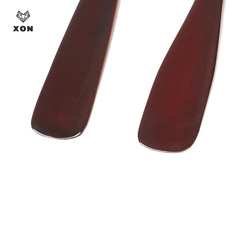 [XON] Sừng giày bằng gỗ chuyên nghiệp Tay cầm dài linh hoạt Shoehorn Dụng cụ nâng giày hữu ích [Mina]