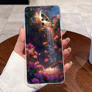Dành Cho Vivo S1 Pro Vỏ 1920 Sang Trọng Dễ Thương Trái Tim Tình Yêu Thỏ Ngộ nghĩnh Trong Suốt Mềm TPU Silicon Ốp Lưng Vivo S1Pro Ốp lưng Ốp Lưng