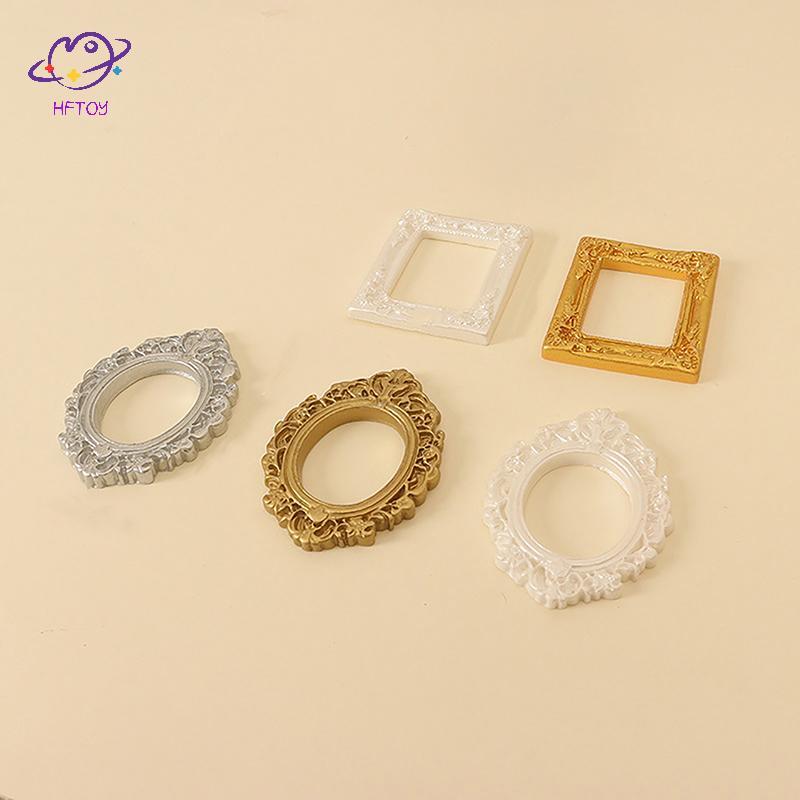 HFTOY 1: 12 Nhà búp bê Khung ảnh thu nhỏ Khung tranh sơn dầu Khung tranh tường Mô hình nhà Trang trí đồ chơi Phụ kiện nhà búp bê ~
