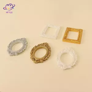 HFTOY 1: 12 Nhà búp bê Khung ảnh thu nhỏ Khung tranh sơn dầu Khung tranh tường Mô hình nhà Trang trí đồ chơi Phụ kiện nhà búp bê ~
