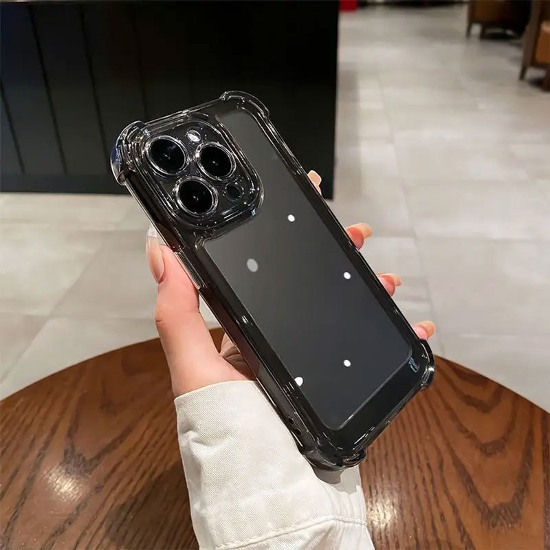Ốp Lưng iPhone TPU Mềm Trong Suốt Chống Sốc Bốn Góc - U4-13