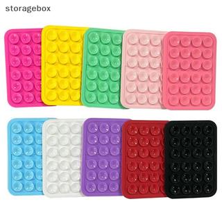 [Hộp lưu trữ] Giá đỡ điện thoại cốc hút silicon - Giá đỡ chắc chắn hai mặt cho Android cho gương ô tô Phòng tắm nhà bếp đẹp