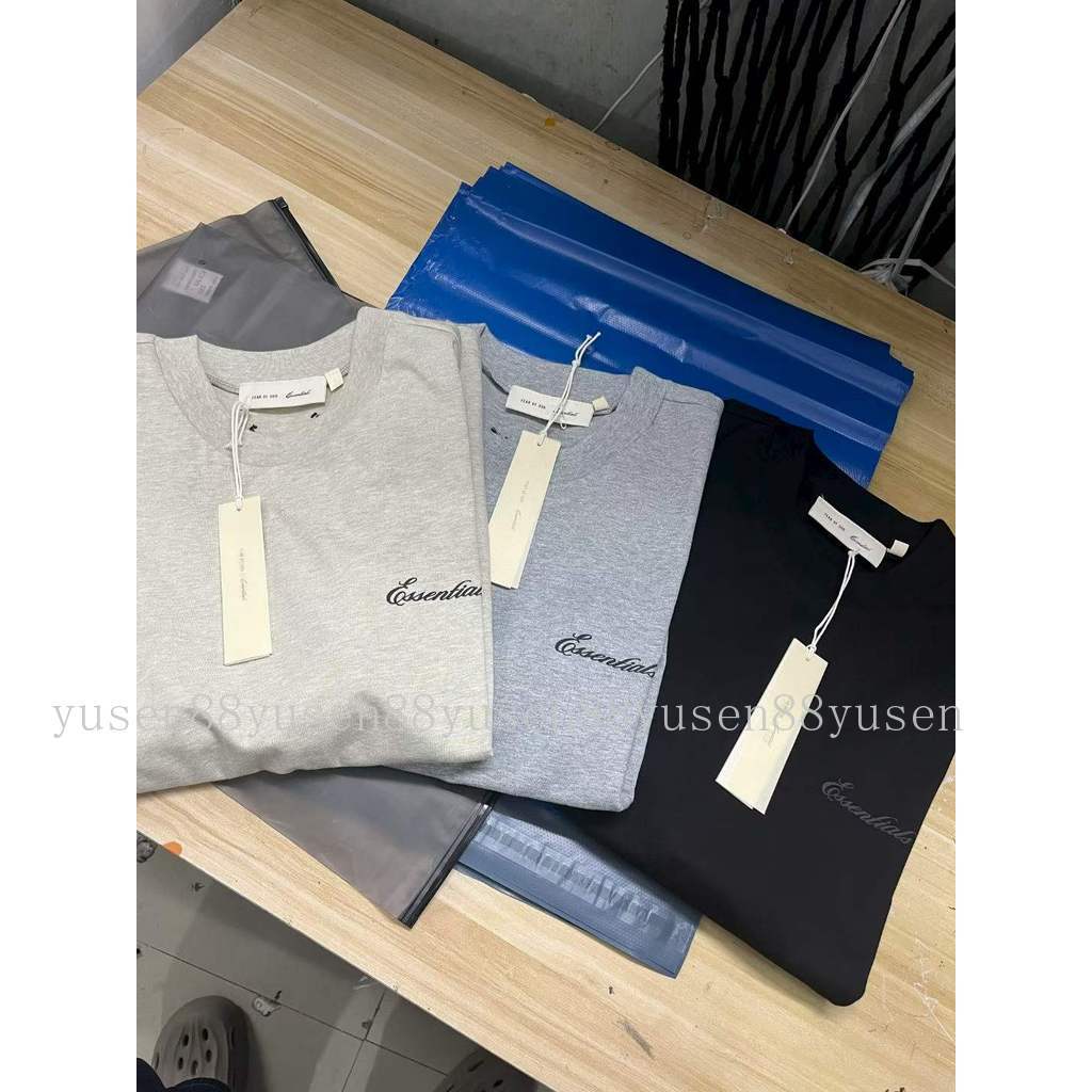 Áo Thun Essentials Fear of God Mùa Hè, Bông Nguyên Chất