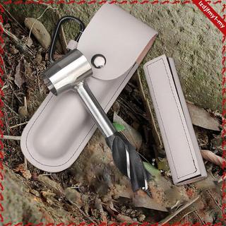 Leipupa Máy khoan cầm tay Mũi khoan Bushcraft Dụng cụ Auger thủ công cho ba lô Cắm trại