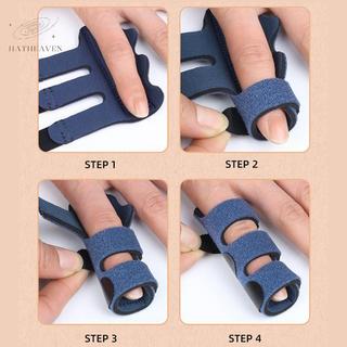 [hatheaven] Giảm Đau Kích Hoạt Cố Định Ngón Tay Nẹp Làm Thẳng Nẹp Có Thể Điều Chỉnh Sọc Sắp Xếp Gãy Nẹp Ngón Tay Corrector Hỗ Trợ Đẹp