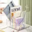 TRTR Tối Giản Nhựa Trong Suốt Bàn Làm Việc Tạp Chí Người Tổ Chức Có Khe Cắm Đơn Để Lưu Trữ Hồ Sơ Và Sách VN