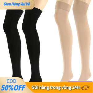 【24H】Tất vận động hỗ trợ tuần hoàn máu với chất liệu nylon co giãn ôm sát chân mang lại sự thoải mái khi sử dụng lâu