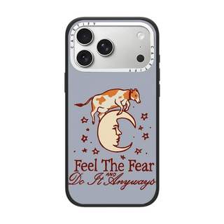 CASECASE X Feel the Fear Case White Camera Ring Edition Matte Đen Cứng Hút Từ Tính Tác Động Dành Cho Apple IPhone 13 14 15 16 17 Pro Max Air Plus Có Hộp