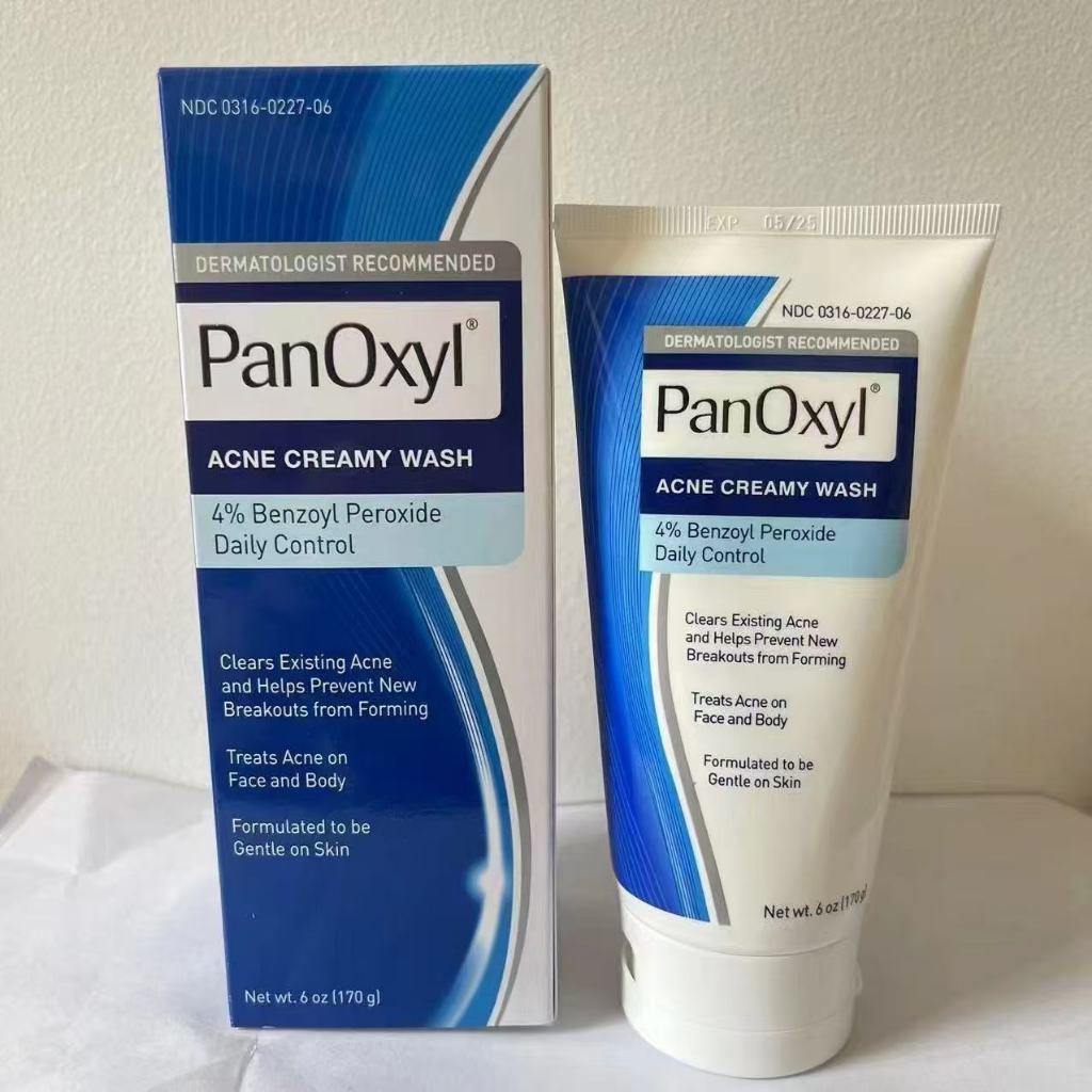 PanOxyl 10% Benzoyl Peroxide Face Wash - Làm Sạch Da, Giảm Mụn & Ngăn Ngừa Mụn Tái Phát