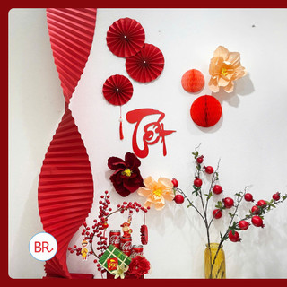 [Tết 2026]Chữ TẾT nỉ nhung 40cm/50cm trang trí tiểu cảnh-Chữ Tết trang trí nhà cửa, lớp học, hội chợ ANGIHOME