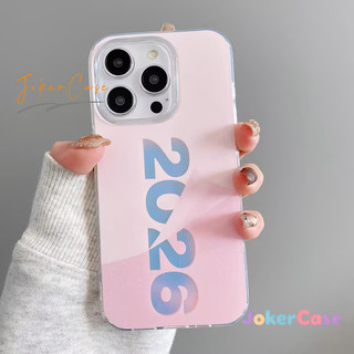 Ốp Lưng Cho IPhone 15 13 11 16 17 14 12 Pro Max 17AIR 15 7 8 Plus X XR Max Bìa mềm trong suốt năm mới đơn giản 2026