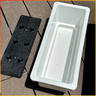 [Combo 5] Chậu Nhựa Trồng Rau Hoa Cây Cảnh Hình Chữ Nhật Thông Minh Kích Thước 48X20X16cm