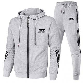 2026 UFC Fall New Fashion Leisure Hooded Sweater Set Simple Men's Suit ATV6