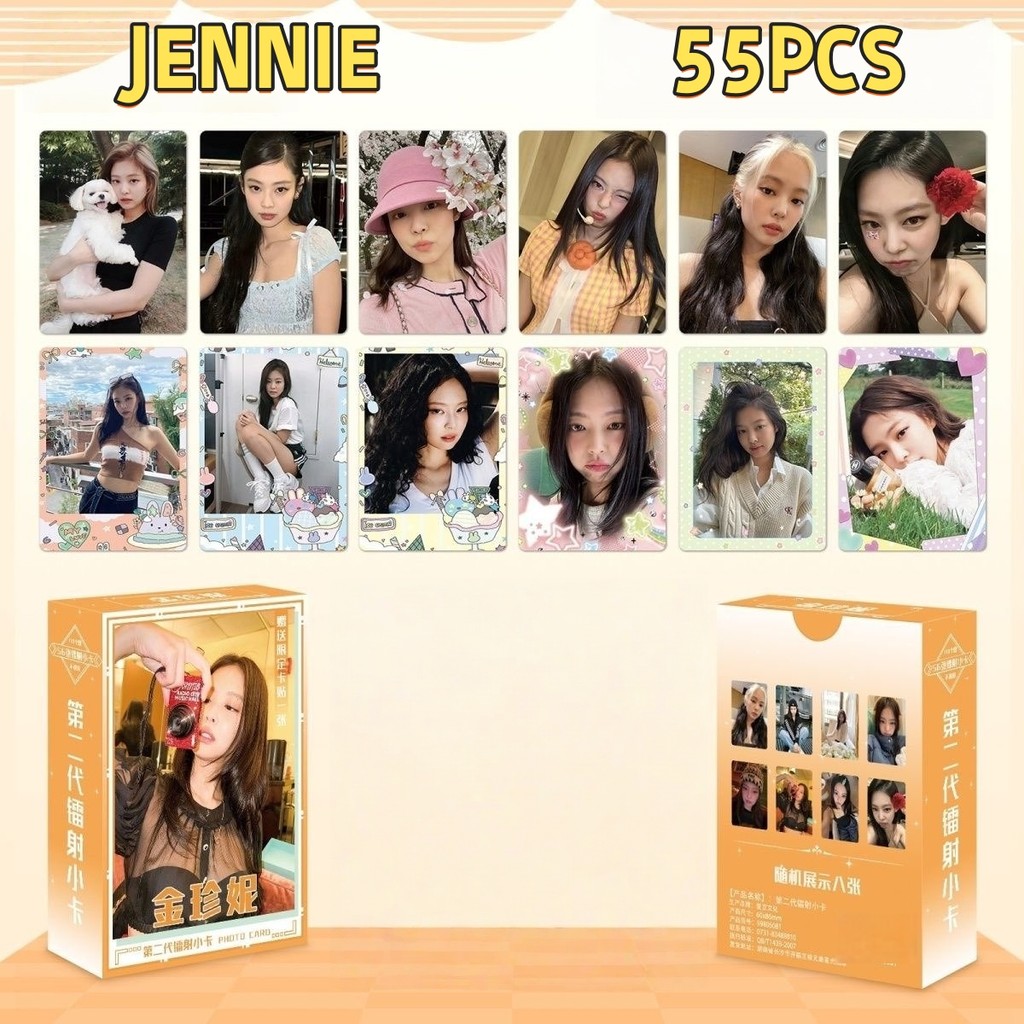 55 Chiếc BP Lisa Rockstar Lomo Cards HANK & ROSE JISOO Kỷ Niệm 7 Năm Sinh Ra Thế Giới Tour Photocards JENNIE Solo Bưu Thiếp YM