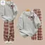 Bộ quần ống rộng caro đỏ+ áo phông form rộng chữ happy day xắn đáng yêu-quanao94