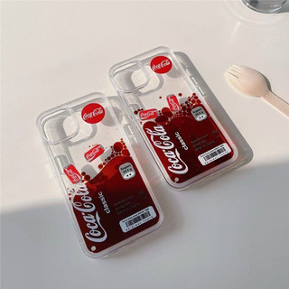 Ốp điện thoại sáng tạo chai Coca-Cola nổi cho iPhone 17 16 15 14 13 12 11 Pro Max X XR XS Cover