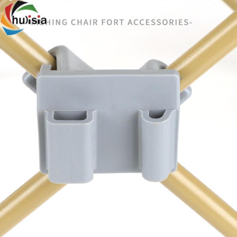 Phụ kiện ghế câu cá nước ngọt: kẹp ABS và giá đỡ chân đế cho ghế gấp