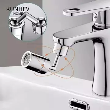 KUNHEV Máy sục khí vòi nước KUNHEV, Bộ lọc đầu phun vòi có thể điều chỉnh tiết kiệm nước, Vòi phun nước xoay 720 độ Vòi phun nước Vòi phun bong bóng phòng tắm