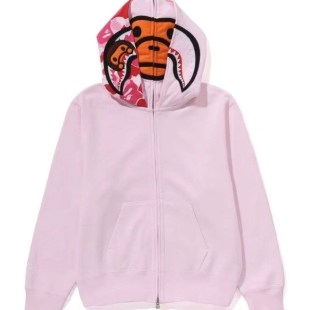 Cardigan dài tay retro thêu đầu khỉ nam nữ, có mũ trùm đầu, phong cách xuân thu mới
