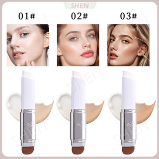 Kem nền tẩy hai đầu đổi màu nhiệt độ rắn Công suất lớn 13g Kem nền che khuyết điểm