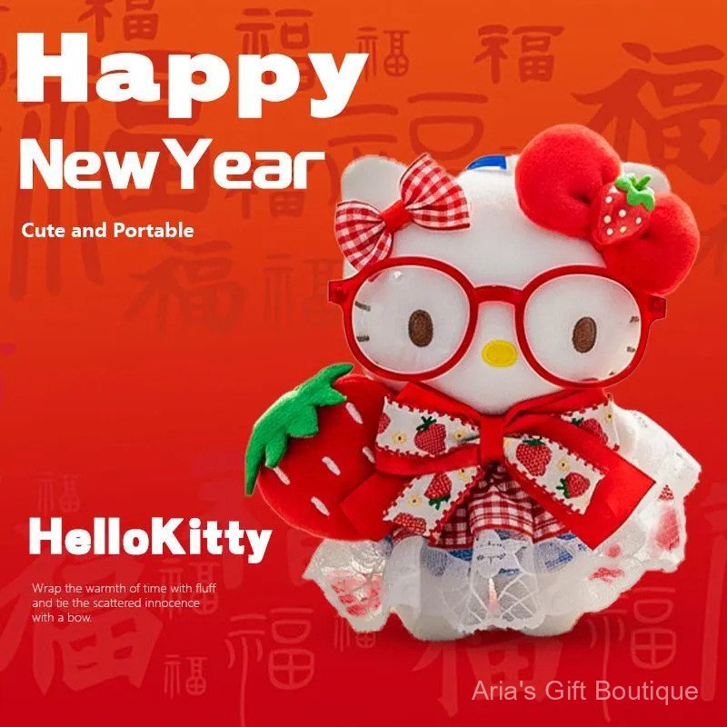[Aria] Túi Đeo Vai Lớn Váy Xoay kitty Mặt Dây Chuyền Phong Cách Mới Túi Mặt Dây Chuyền kt Mèo Quà Tặng Cho Bạn Gái Nữ