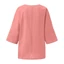 Áo sơ mi vải lanh Cotton cỡ lớn dành cho nữ 3 4 tay Áo sơ mi thời trang cổ tròn dáng rộng vừa vặn Áo sơ mi đi biển